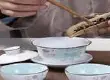 茶具盖置用于放置壶盖盅盖杯盖的器物