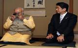 日印首脑会谈, 安倍晋三要求莫迪体验日本茶道